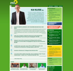 Internetseite von Kai Klose